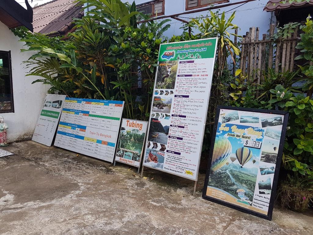 Maylay Guesthouse Vang Vieng Dış mekan fotoğraf